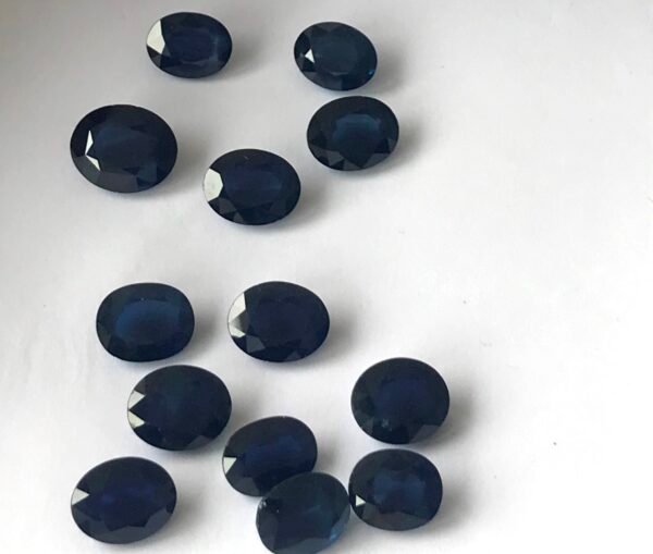 96.74 Cts Sapphire Oval Shape 12x10-13x11mm Blue Color Gemstone All are per cts price , Contact us directly to buy this item