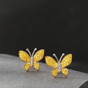 Diamond Earring 0.66 Cts in 18k Gold Jewelry