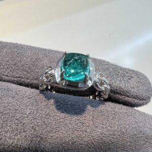 Pariba Tourmaline Buff Top Ring